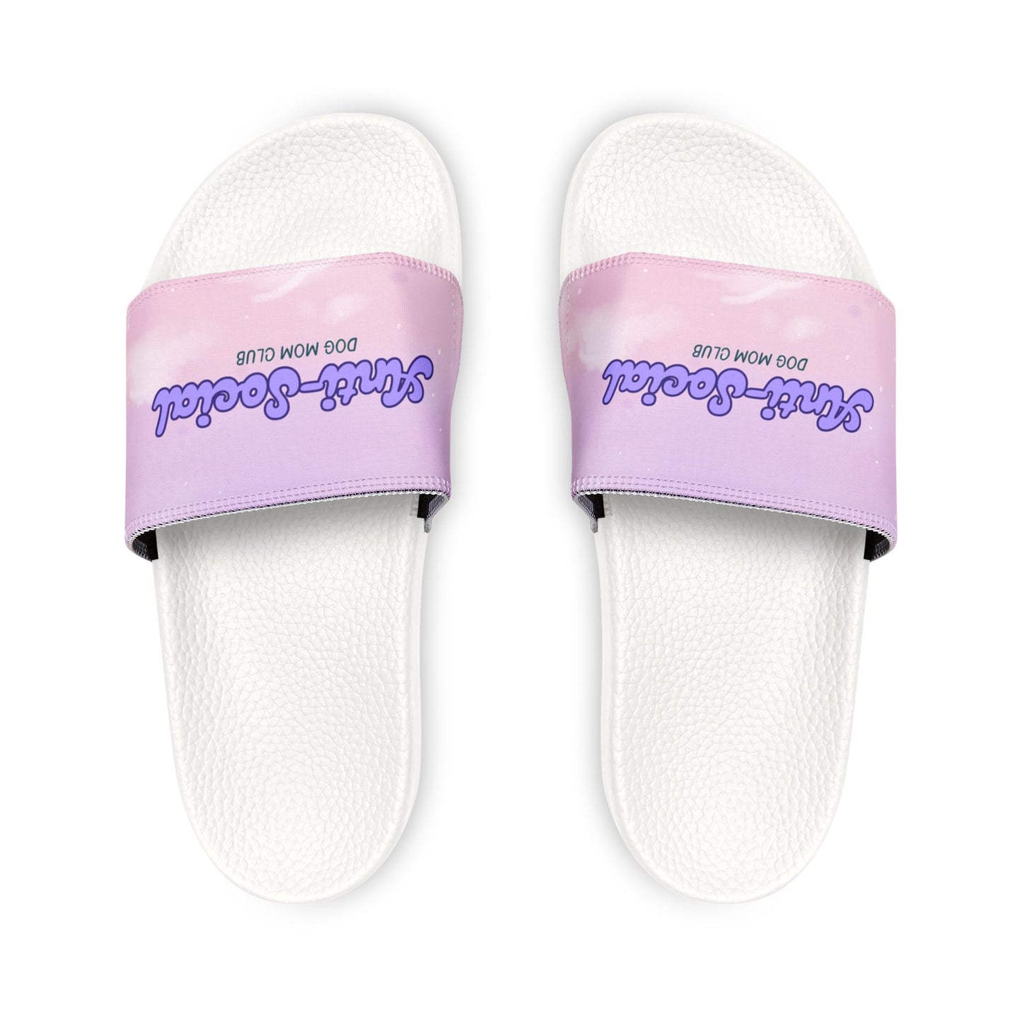 Anti Social Dog Mom Club - Removable-Strap Sandals